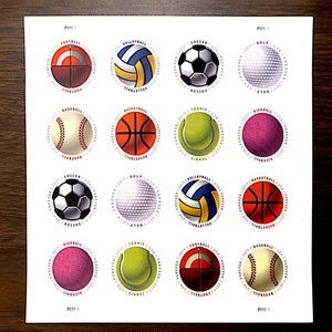 FULL SHEET OF 16 USPS FIRST CLASS HAVE A BALL   SC 5203-5210 MNH